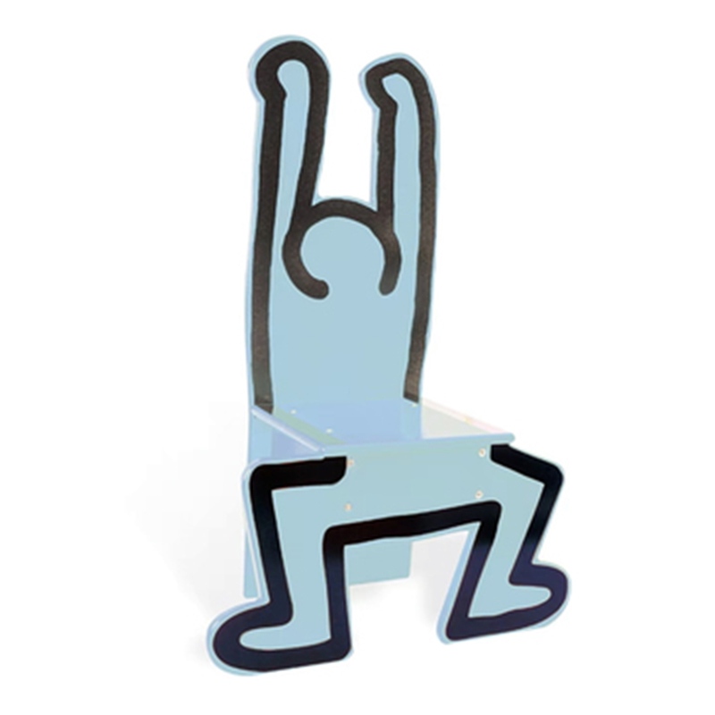 Детский стул Chaise Keith Haring Dancer Vilac Голубой Голубой Детский стул Chaise Keith Haring Dancer Vilac Голубой Голубой в Тюмени | Loft Concept