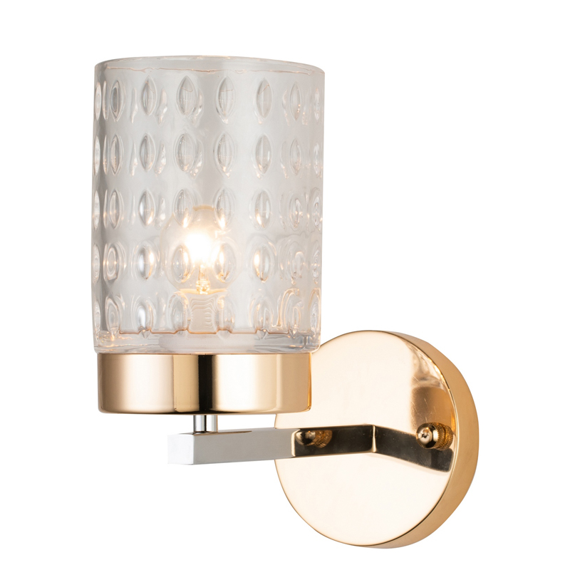 Бра Didian Sconce Глянцевое золото Хром Прозрачный Бра Didian Sconce Глянцевое золото Хром Прозрачный в Тюмени | Loft Concept