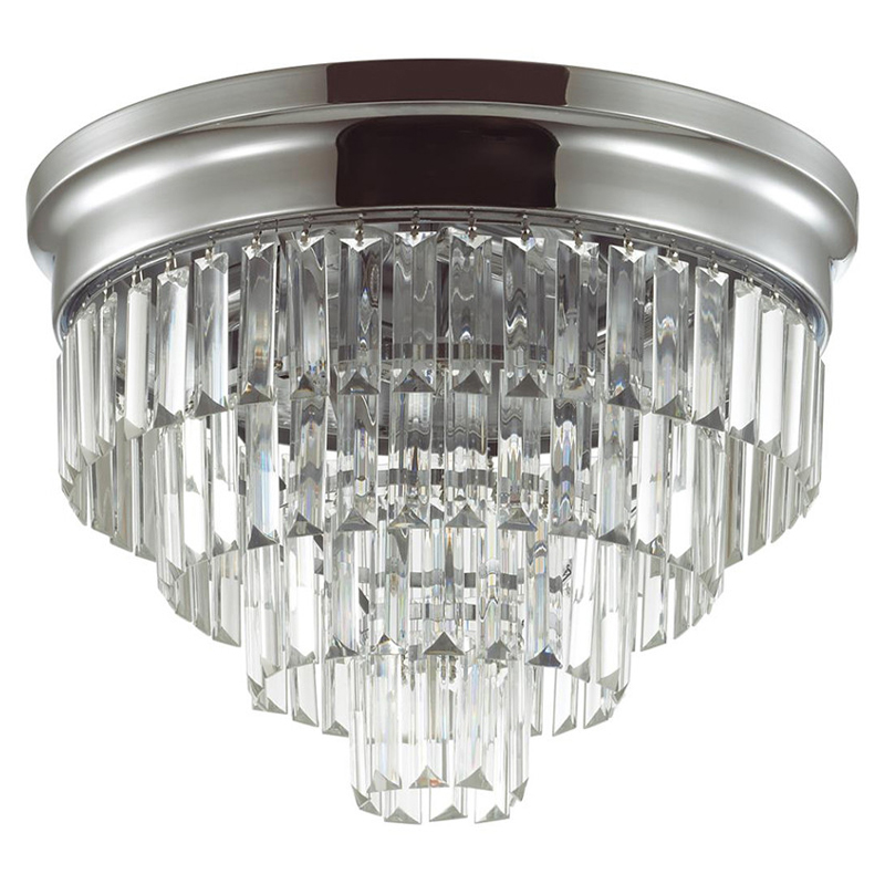 Хрустальная потолочная люстра Crystal Fountain Maxi Хром Хром Хрустальная потолочная люстра Crystal Fountain Maxi Хром Хром в Тюмени | Loft Concept