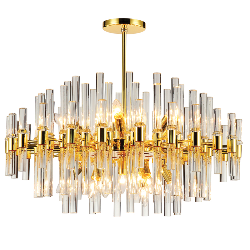 Люстра Luxxu Chandelier 80 Глянцевое золото Прозрачный Люстра Luxxu Chandelier 80 Глянцевое золото Прозрачный в Тюмени | Loft Concept