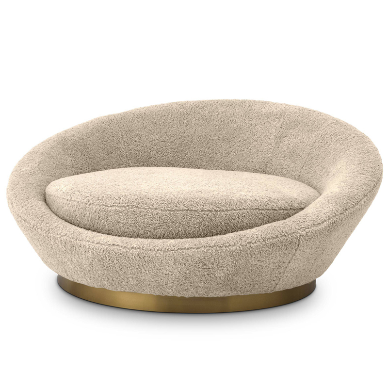 Диван Eichholtz Sofa Duardo Песочный Латунь Диван Eichholtz Sofa Duardo Песочный Латунь в Тюмени | Loft Concept