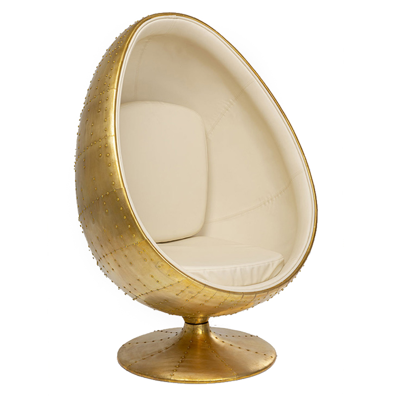 Кресло Copper Egg Медь Молочный Кресло Copper Egg Медь Молочный в Тюмени | Loft Concept