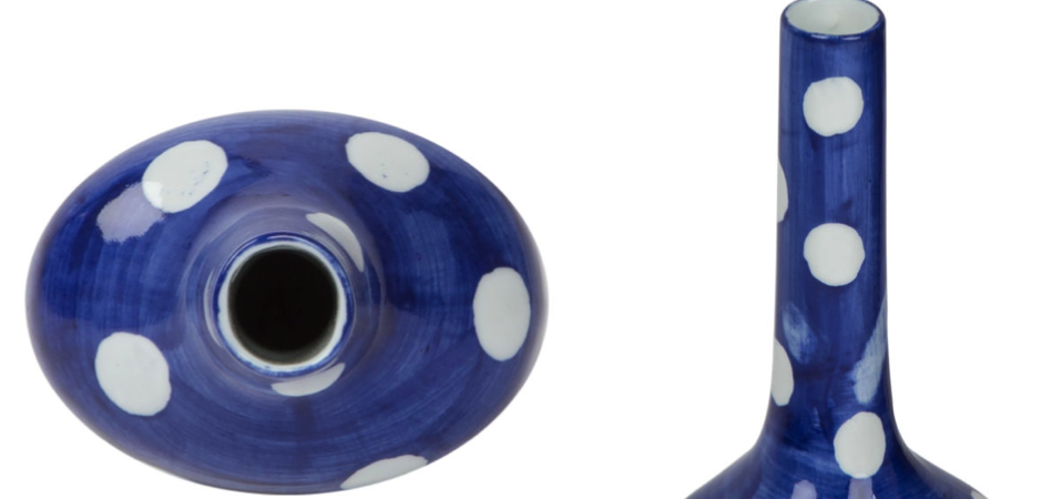Ваза-бутылка blue & white ornament Point Bottle Ваза-бутылка blue & white ornament Point Bottle - Loft-Concept в Тюмени