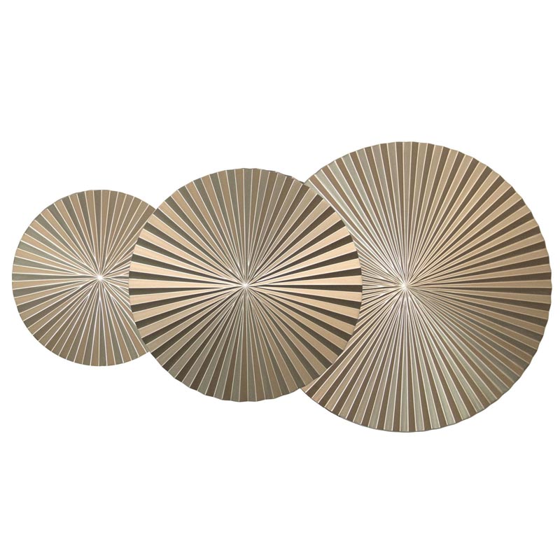 Арт-объект Apollo Champagne Wall Plaque Disc 3 Золотой Шампань Арт-объект Apollo Champagne Wall Plaque Disc 3 Золотой Шампань в Тюмени | Loft Concept