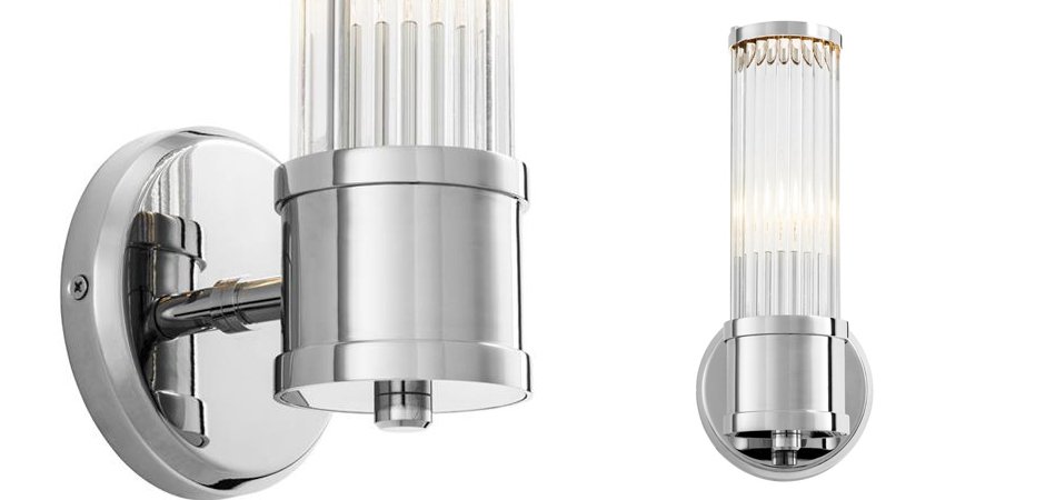 Бра Wall Lamp Claridges Single Nickel Бра Wall Lamp Claridges Single Nickel - Loft-Concept в Тюмени