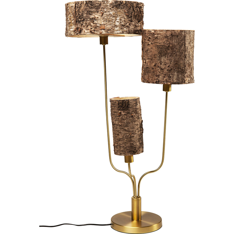Настольная лампа Log Lampshades Золотой Древесина Настольная лампа Log Lampshades Золотой Древесина в Тюмени | Loft Concept