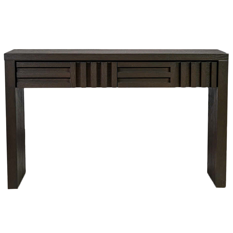 Консоль с двумя ящиками Wooden Rails Коричневый Консоль с двумя ящиками Wooden Rails Коричневый в Тюмени | Loft Concept