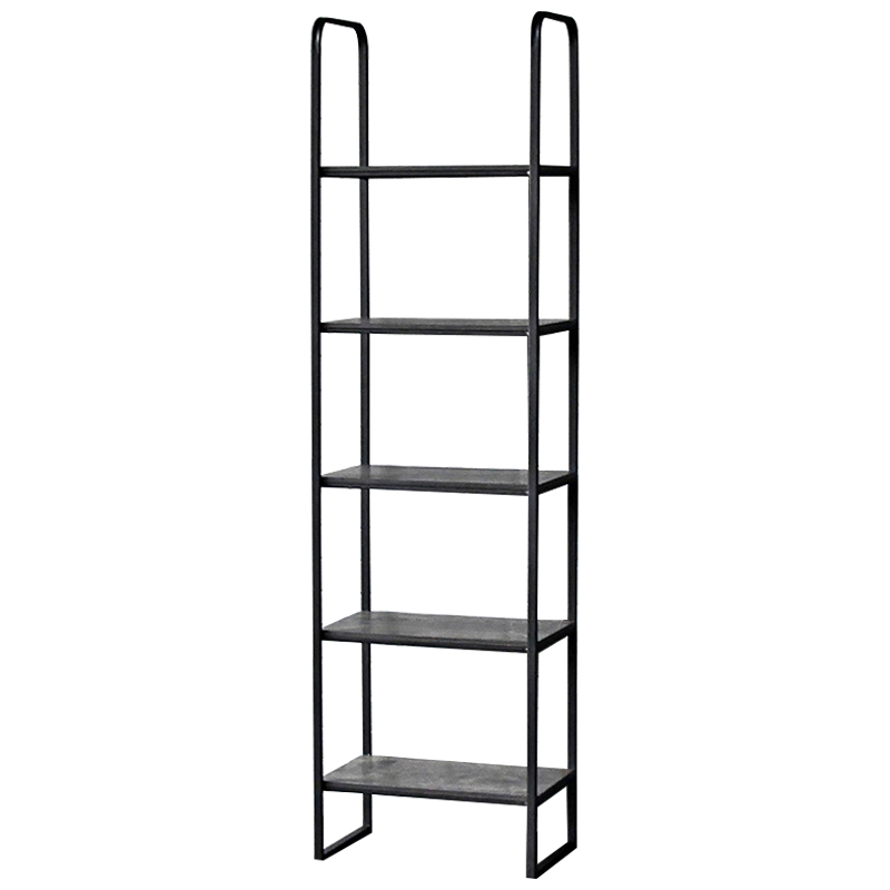 Стеллаж Ayman Graphite Industrial Metal Rust Rack Черный Дерево Серый Стеллаж Ayman Graphite Industrial Metal Rust Rack Черный Дерево Серый в Тюмени | Loft Concept