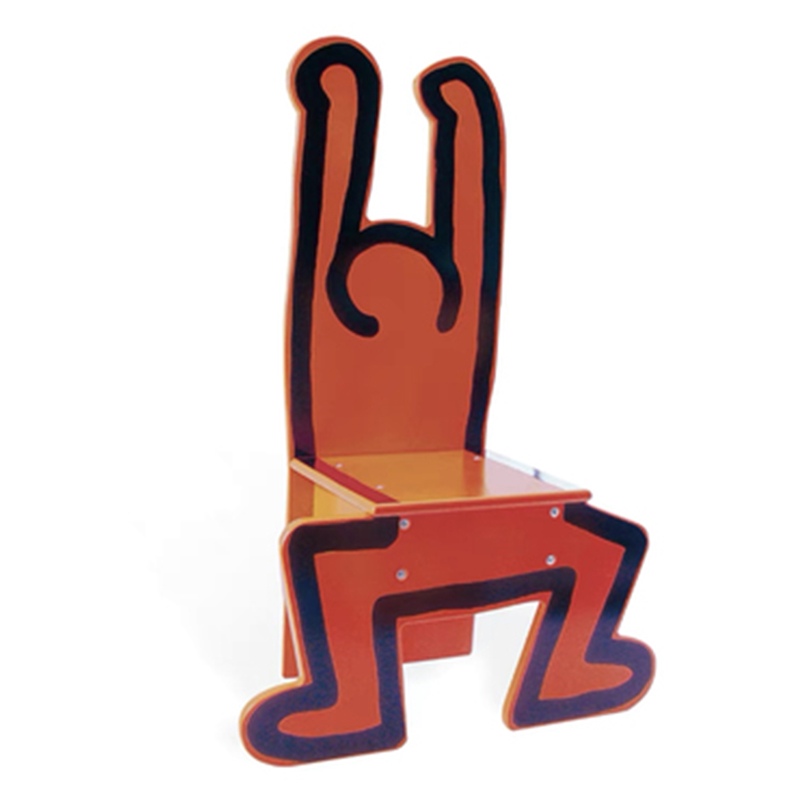 Детский стул Chaise Keith Haring Dancer Vilac Красный Красный Детский стул Chaise Keith Haring Dancer Vilac Красный Красный в Тюмени | Loft Concept