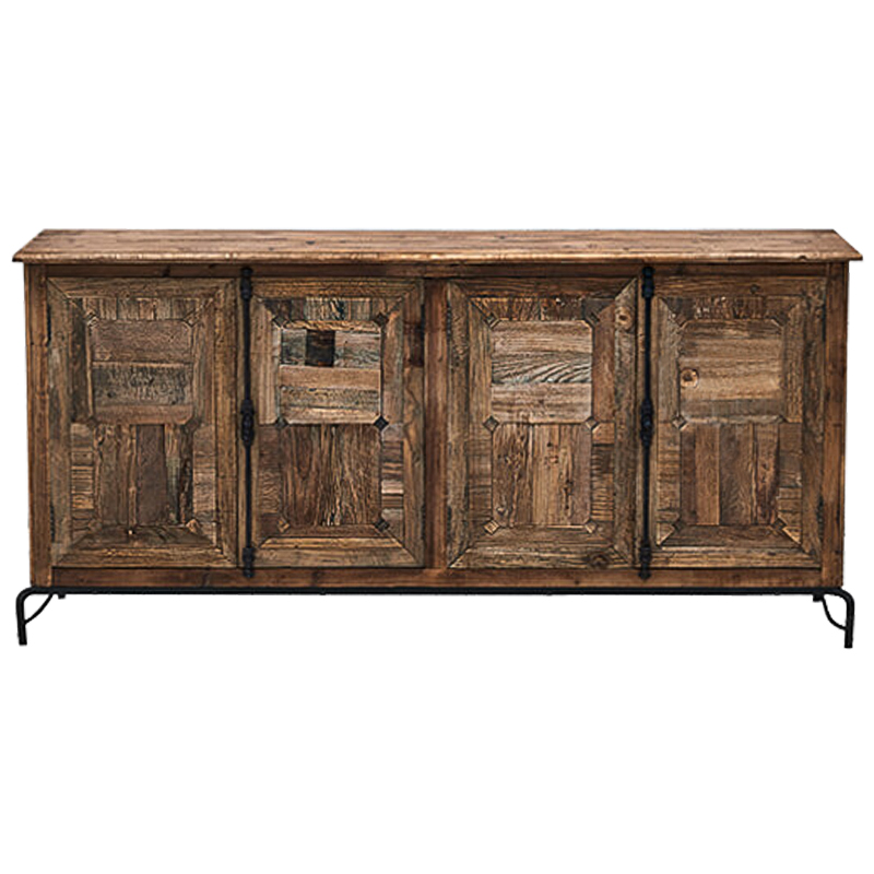 Комод деревянный в стиле Лофт Ennio Wood Commode Коричневый Черный Комод деревянный в стиле Лофт Ennio Wood Commode Коричневый Черный в Тюмени | Loft Concept