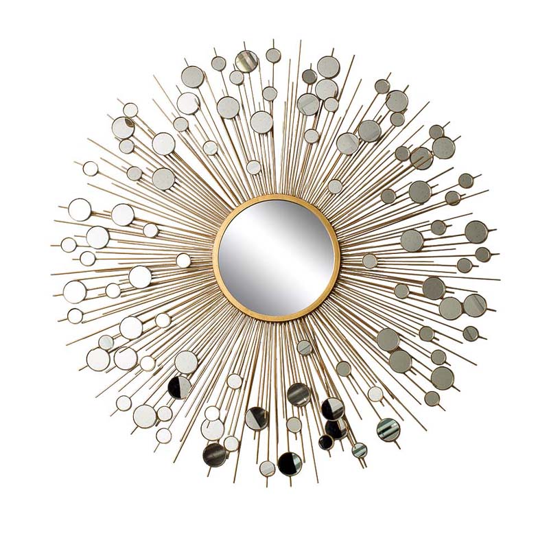 Зеркало-солнце Rays With Mirrors Золотой Зеркало-солнце Rays With Mirrors Золотой в Тюмени | Loft Concept