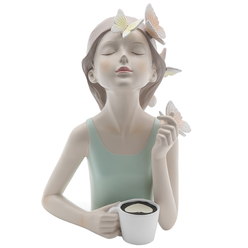 Статуэтка Butterfly Girl Sympathy Бежевый Белый Голубой пастельный Статуэтка Butterfly Girl Sympathy Бежевый Белый Голубой пастельный в Тюмени | Loft Concept