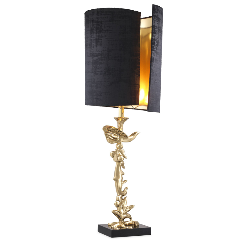 Настольная лампа Eichholtz Table Lamp Aras Латунь Черный Настольная лампа Eichholtz Table Lamp Aras Латунь Черный в Тюмени | Loft Concept