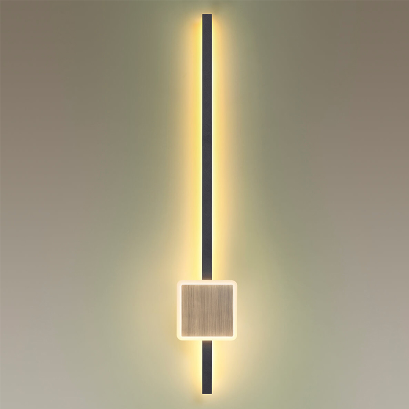 Бра Barrette Square Sconce 70 Черный Античная Бронза Бра Barrette Square Sconce 70 Черный Античная Бронза в Тюмени | Loft Concept