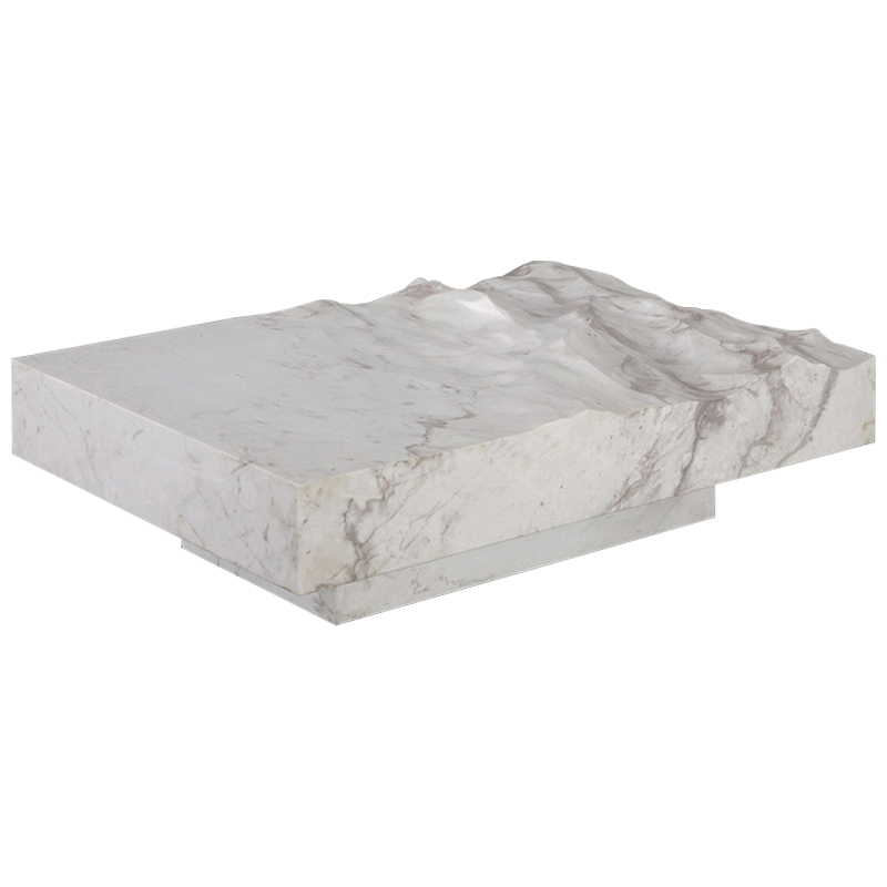Дизайнерский журнальный стол Mathieu Lehanneur Sculpts Ocean Memories Square White Белый Мрамор Bianco Дизайнерский журнальный стол Mathieu Lehanneur Sculpts Ocean Memories Square White Белый Мрамор Bianco в Тюмени | Loft Concept