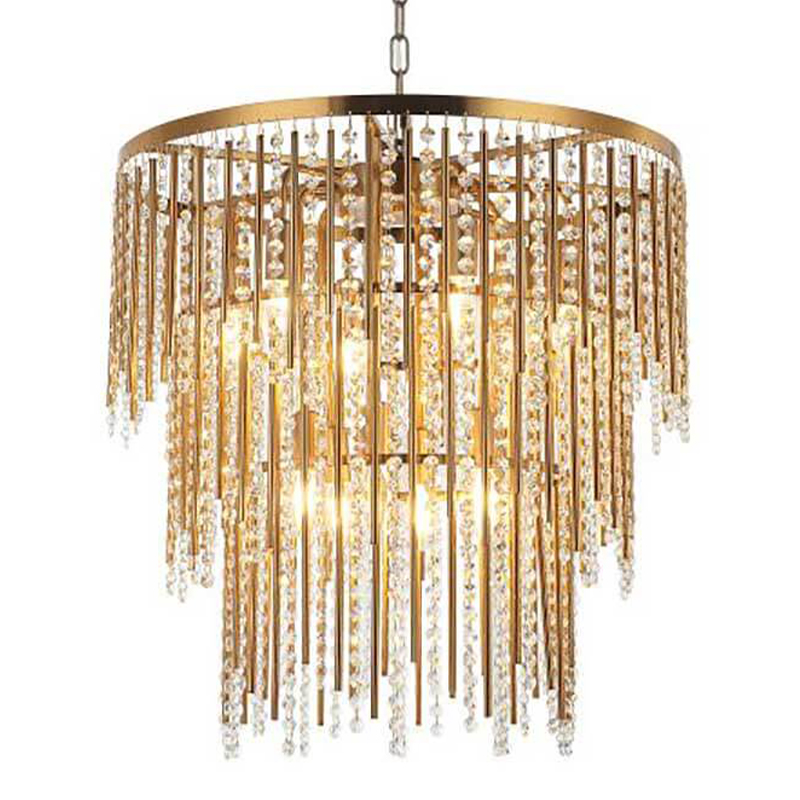 Люстра Crystal Wind Chimes Bronze Chandelier Бронза Прозрачный Люстра Crystal Wind Chimes Bronze Chandelier Бронза Прозрачный в Тюмени | Loft Concept