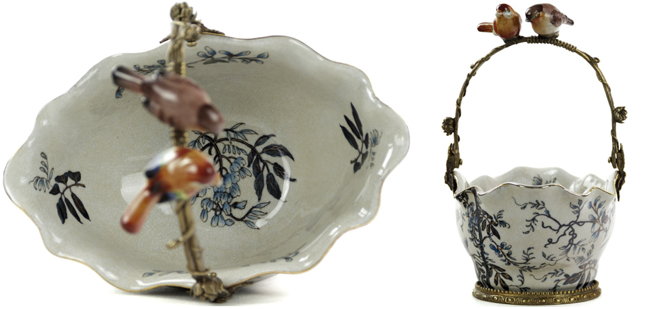 Чаша Basket with Birds on Handle Чаша Basket with Birds on Handle - Loft-Concept в Тюмени