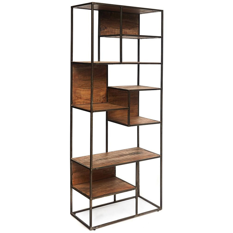 Стеллаж Loft Acacia Shelving small Древесина Черный Стеллаж Loft Acacia Shelving small Древесина Черный в Тюмени | Loft Concept