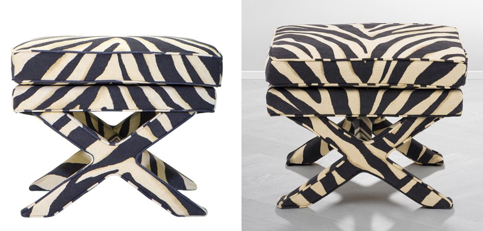 Оттоманка Ottoman Cordoba Zebra Оттоманка Ottoman Cordoba Zebra - Loft-Concept в Тюмени