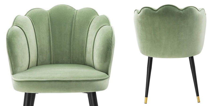 Стул Eichholtz Dining Chair Bristol pistache green Стул Eichholtz Dining Chair Bristol pistache green - Loft-Concept в Тюмени