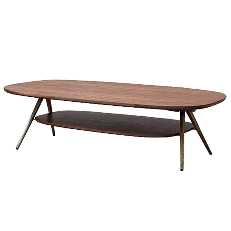 Кофейный стол Killigrew Coffee Table Орех Золотой Кофейный стол Killigrew Coffee Table Орех Золотой в Тюмени | Loft Concept