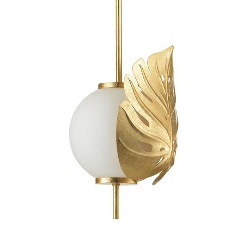 Подвесной светильник Gold Monstera Leaf Золотой Подвесной светильник Gold Monstera Leaf Золотой в Тюмени | Loft Concept
