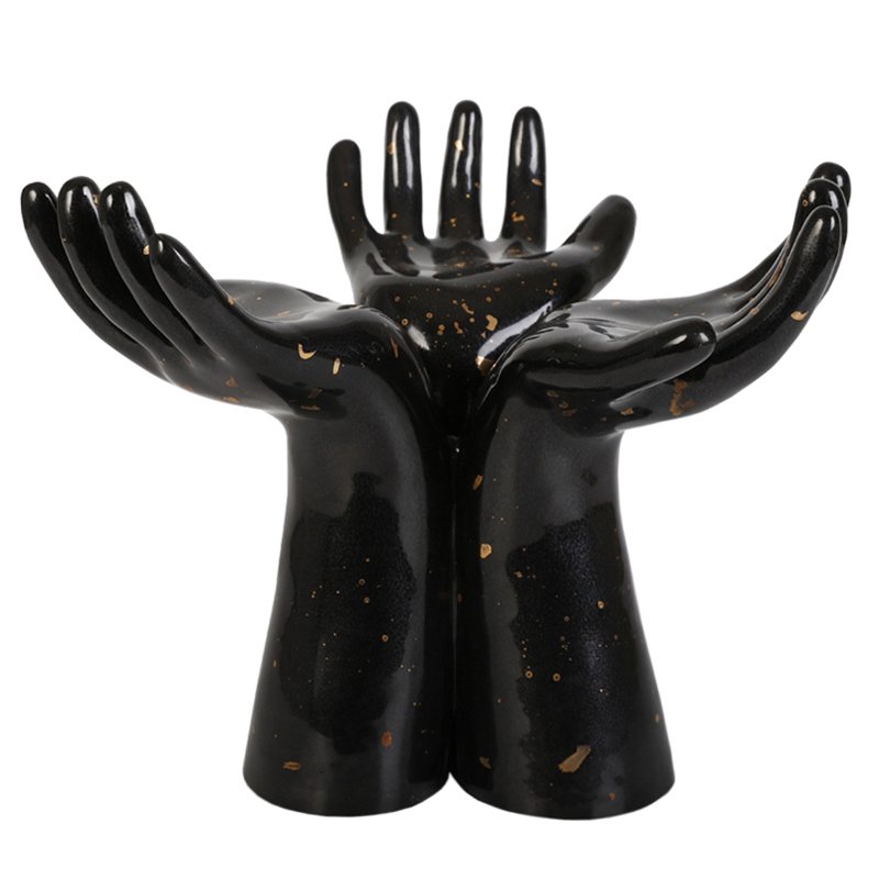 Статуэтка Hands Vase Черный Статуэтка Hands Vase Черный в Тюмени | Loft Concept