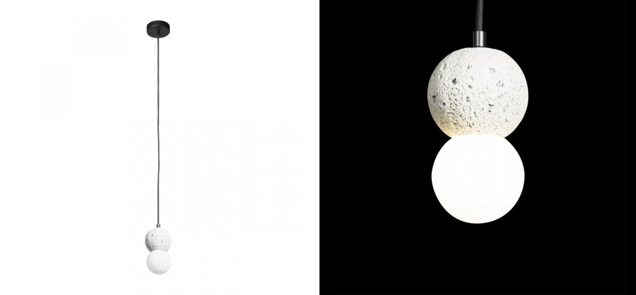 Светильник подвесной Sea foam White диаметр 10 - фото