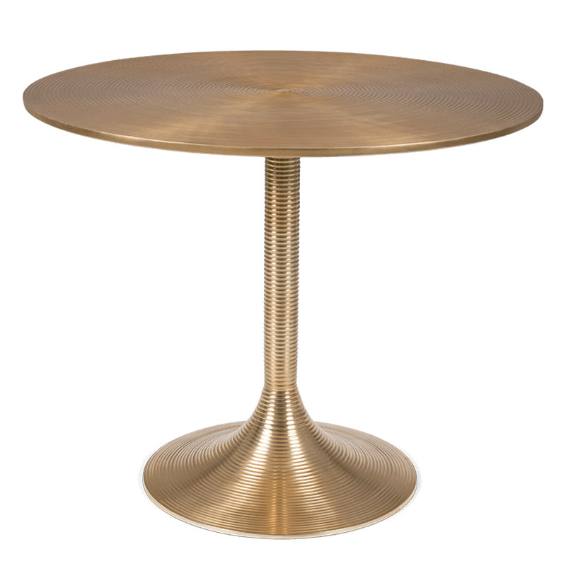 Кофейный столик HYPNOTISING ROUND COFFEE TABLE GOLD BM23002 Bold Monkey Золотой в Тюмени | Loft Concept 