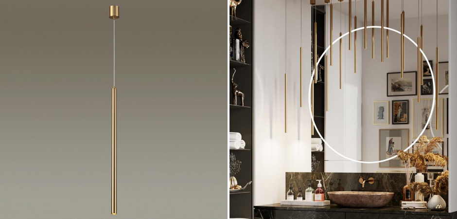 Подвесной светильник Trumpet Tube Gold Подвесной светильник Trumpet Tube Gold - Loft-Concept в Тюмени