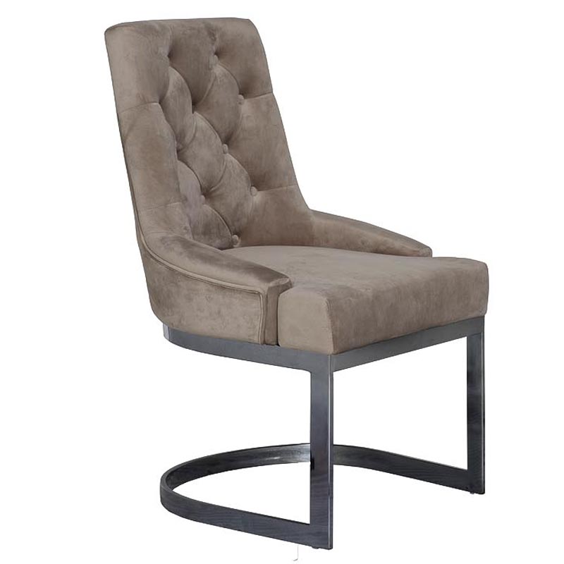 Стул Famos Chair gray Бежево-серый Графит Стул Famos Chair gray Бежево-серый Графит в Тюмени | Loft Concept
