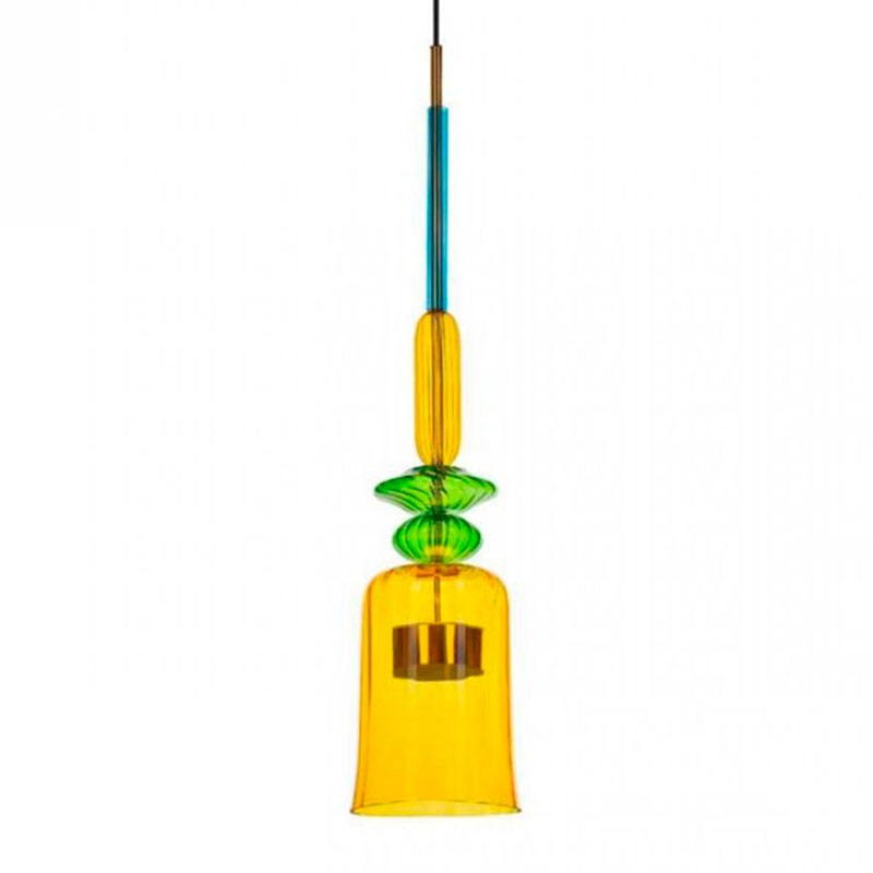 Светильник Flauti Yellow Green D16 см Голубой Зеленый Желтый Светильник Flauti Yellow Green D16 см Голубой Зеленый Желтый в Тюмени | Loft Concept