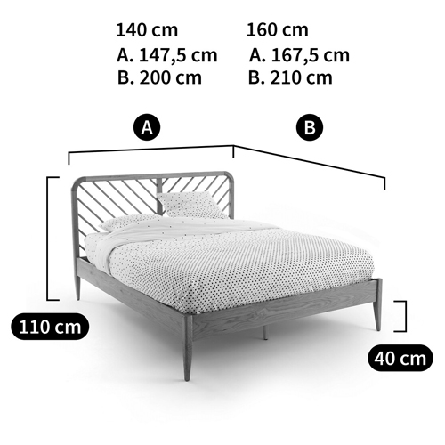 Кровать из массива дуба Reyer Oak Bed Кровать из массива дуба Reyer Oak Bed в Тюмени