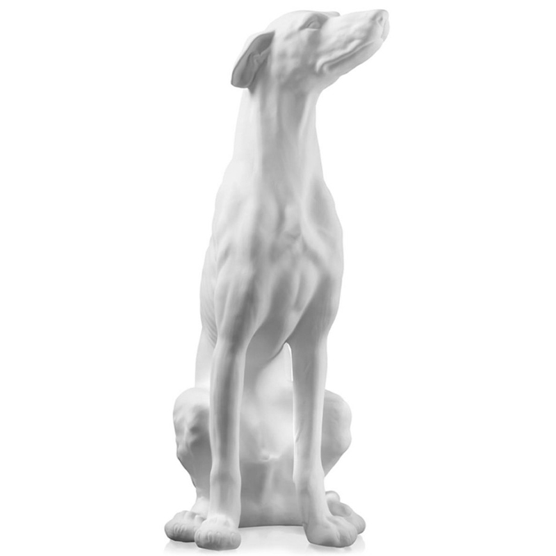 Статуэтка Abhika Greyhound Bisc. White Белый Статуэтка Abhika Greyhound Bisc. White Белый в Тюмени | Loft Concept