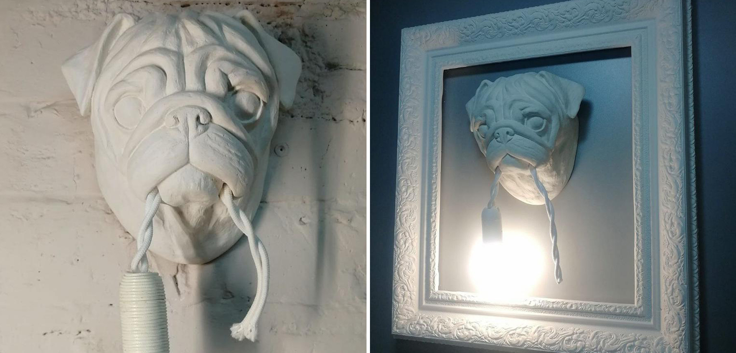 Бра Мопс - фото