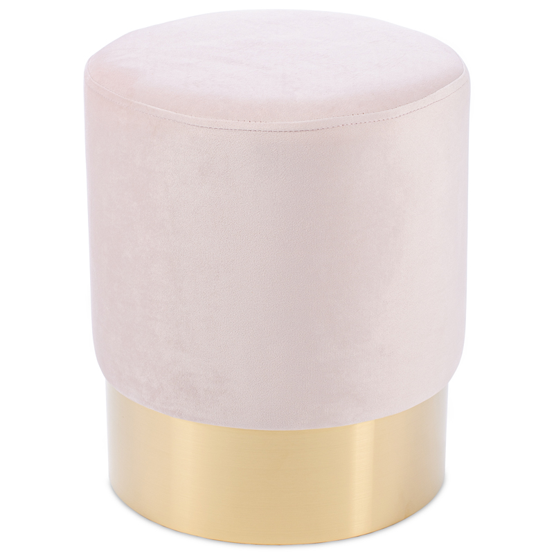 Пуф Una Puff light pink Розовый пастельный Золотой Пуф Una Puff light pink Розовый пастельный Золотой в Тюмени | Loft Concept