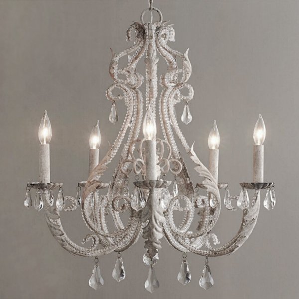 Restoration Hardware PALAIS Chandelier Белый винтажная патина Restoration Hardware PALAIS Chandelier Белый винтажная патина в Тюмени | Loft Concept