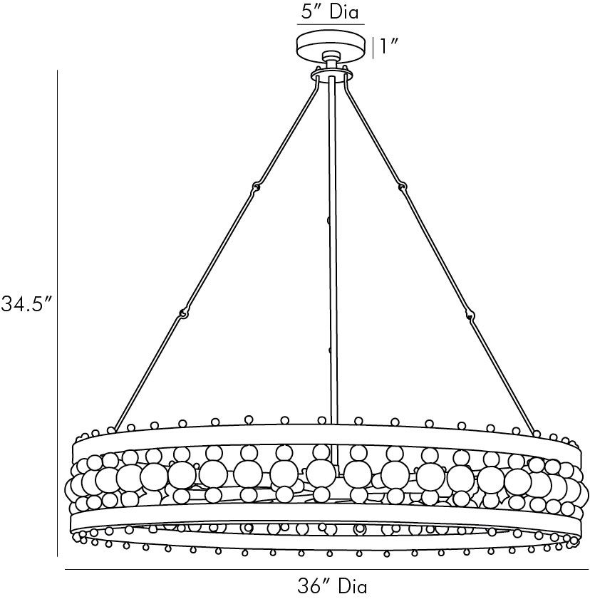 Люстра Arteriors ESME CHANDELIER Люстра Arteriors ESME CHANDELIER в Тюмени