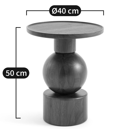 Приставной столик из массива Kobe Dark Wooden Side Table Приставной столик из массива Kobe Dark Wooden Side Table в Тюмени