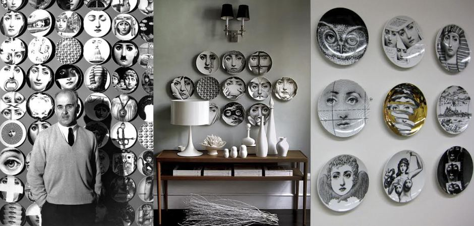 Декоративная тарелка Fornasetti 30.CR.BW.R01-148 - Loft-Concept в Тюмени