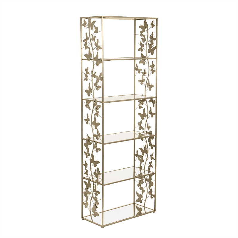 Стеллаж Gold Butterfly Wide Золотой Стеллаж Gold Butterfly Wide Золотой в Тюмени | Loft Concept