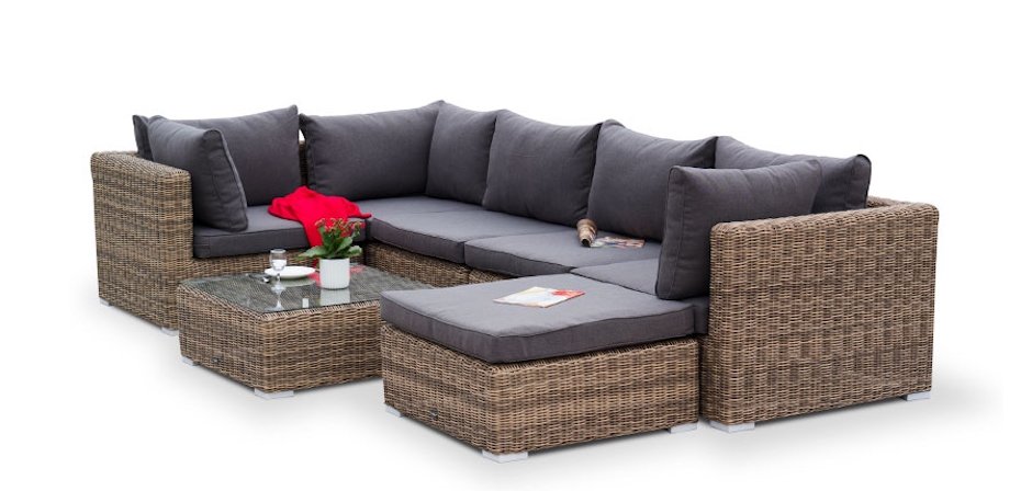 Модульный диван Rottan Grey Модульный диван Rottan Grey - Loft-Concept в Тюмени