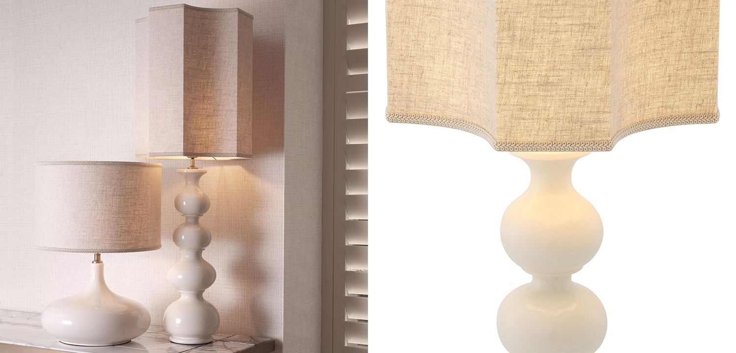 Настольная лампа Eichholtz Table Lamp Mabel Ceramic - фото