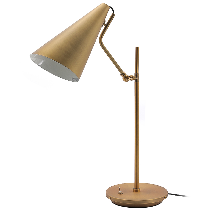 Настольная лампа Tubular Loud Brass Латунь Настольная лампа Tubular Loud Brass Латунь в Тюмени | Loft Concept
