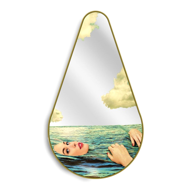 Зеркало Seletti Pear Sea Girl Золотой Зеркало Seletti Pear Sea Girl Золотой в Тюмени | Loft Concept