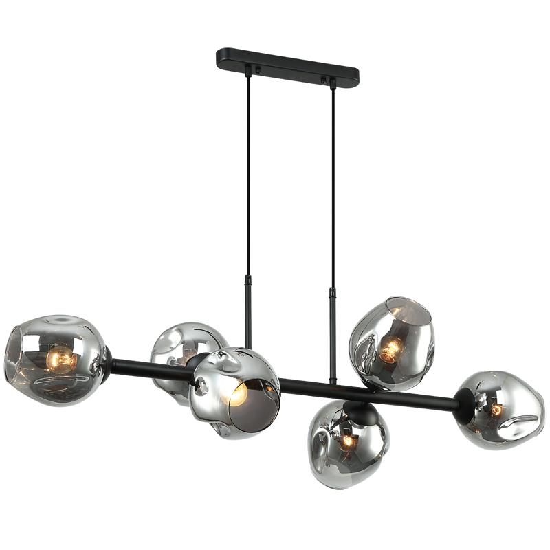 Люстра Branching Bubble Chandelier Line Gray Черный Серый (Gray) Люстра Branching Bubble Chandelier Line Gray Черный Серый (Gray) в Тюмени | Loft Concept
