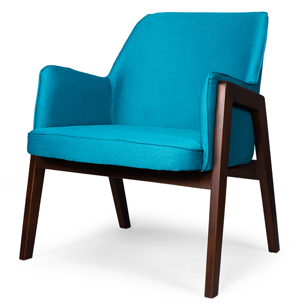 Кресло Gregory light blue Голубой Коричневый Кресло Gregory light blue Голубой Коричневый в Тюмени | Loft Concept