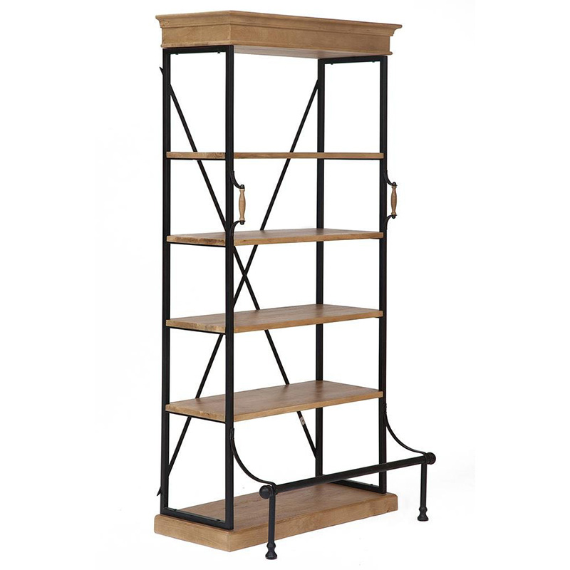 Стеллаж Mango Shelving Patricia Древесина Черный Стеллаж Mango Shelving Patricia Древесина Черный в Тюмени | Loft Concept