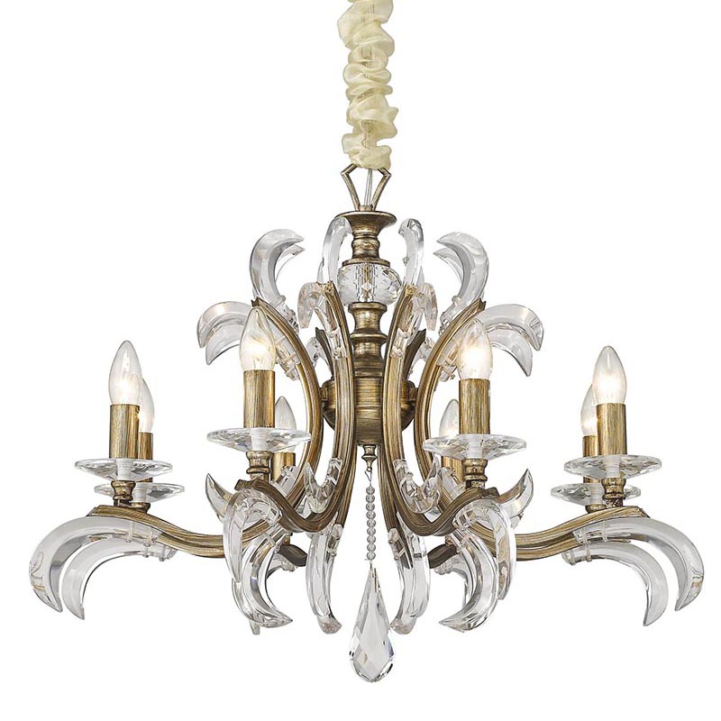 Люстра Blenden Chandelier 80 Серебряный Люстра Blenden Chandelier 80 Серебряный в Тюмени | Loft Concept