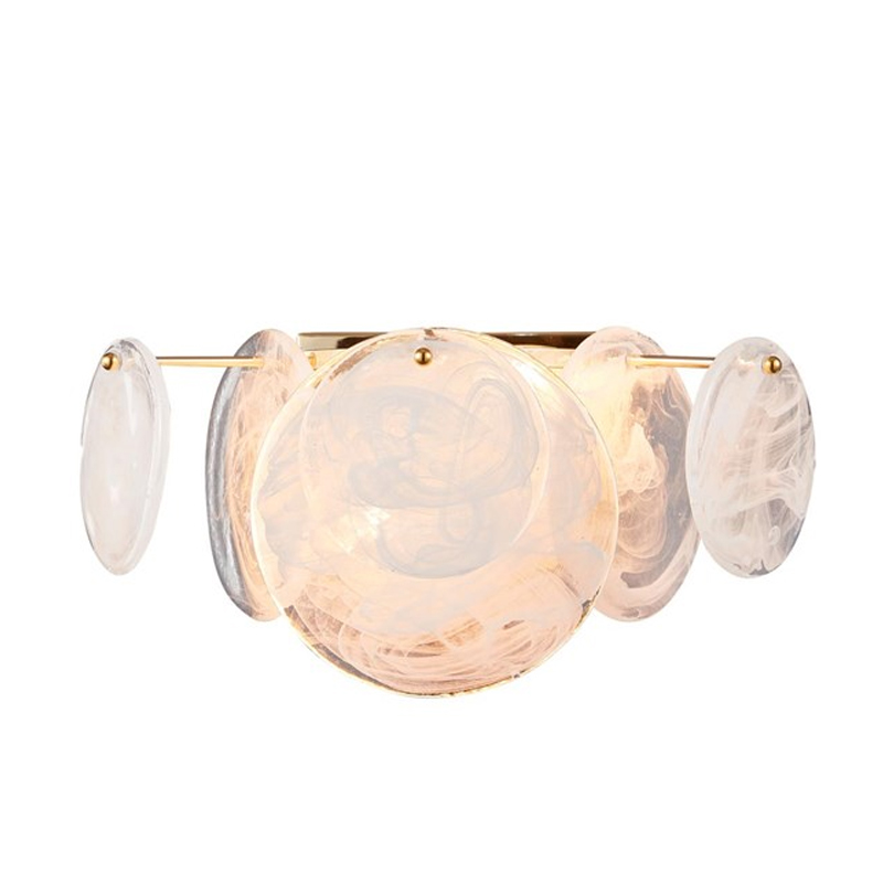 Бра Plates Gold с Матовым Стеклом Золотой Бра Plates Gold с Матовым Стеклом Золотой в Тюмени | Loft Concept